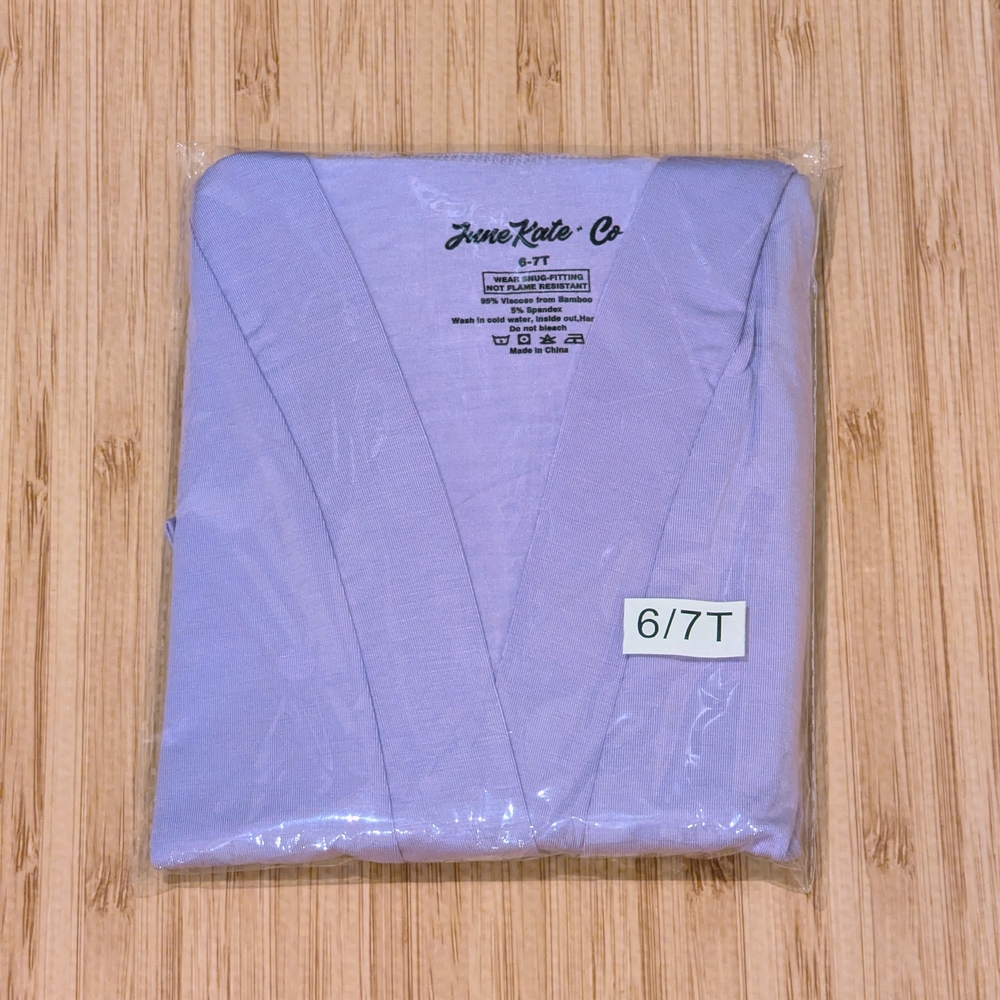 Purple Bamboo Cardigan - Size 6/7